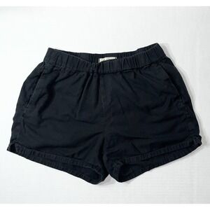 Madewell Pull On Shorts‎ Women's Small Black Preppy Pockets Casual Boho